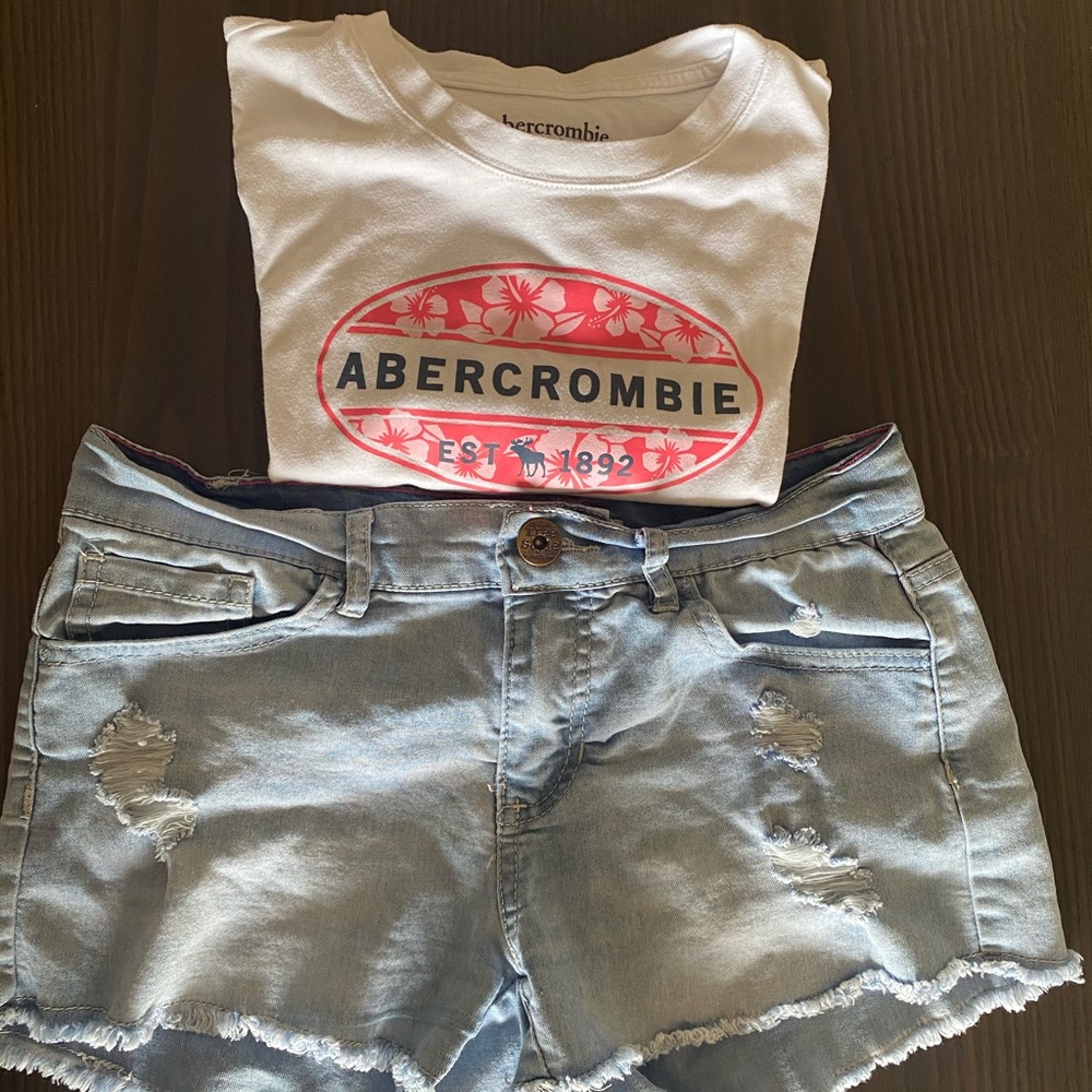 Girl short and top